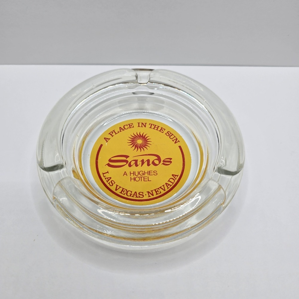 Vintage Sands Hotel Las Vegas Ashtray Hughes A Place in the Sun 1960s Casino
